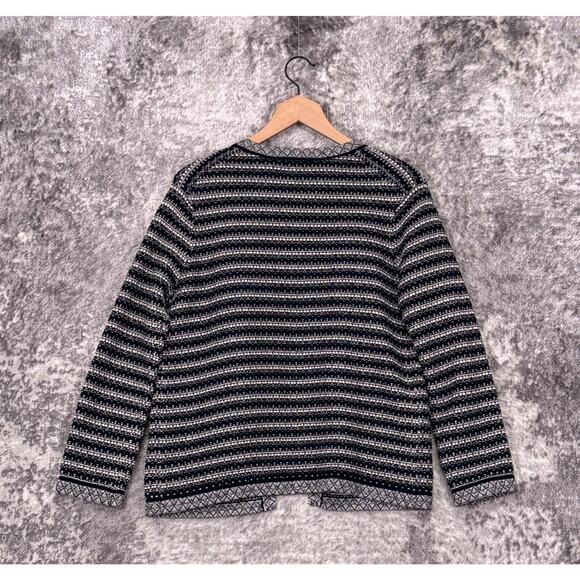 Maje Jacket 3 / US Large Womens Wool Blend Knit Open Front Sweater - Picture 3 of 8